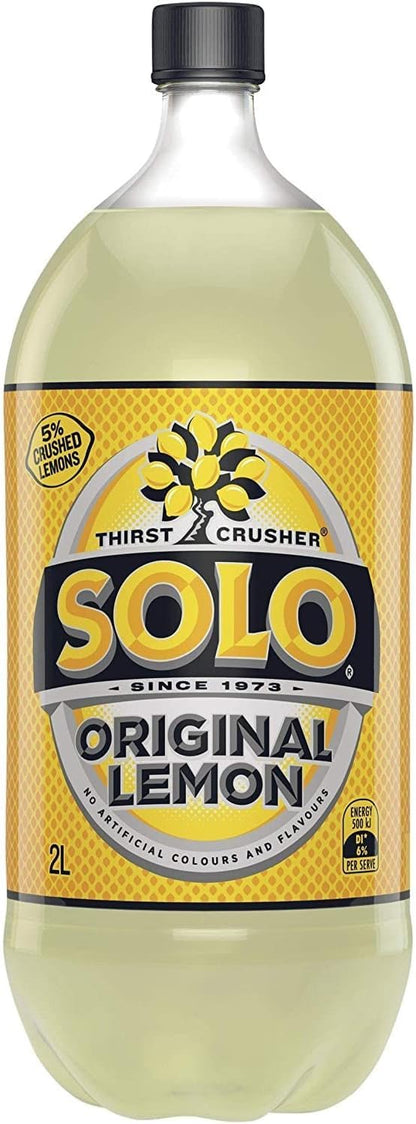 SOLO Lemon Soft Drink, 8 x 2L