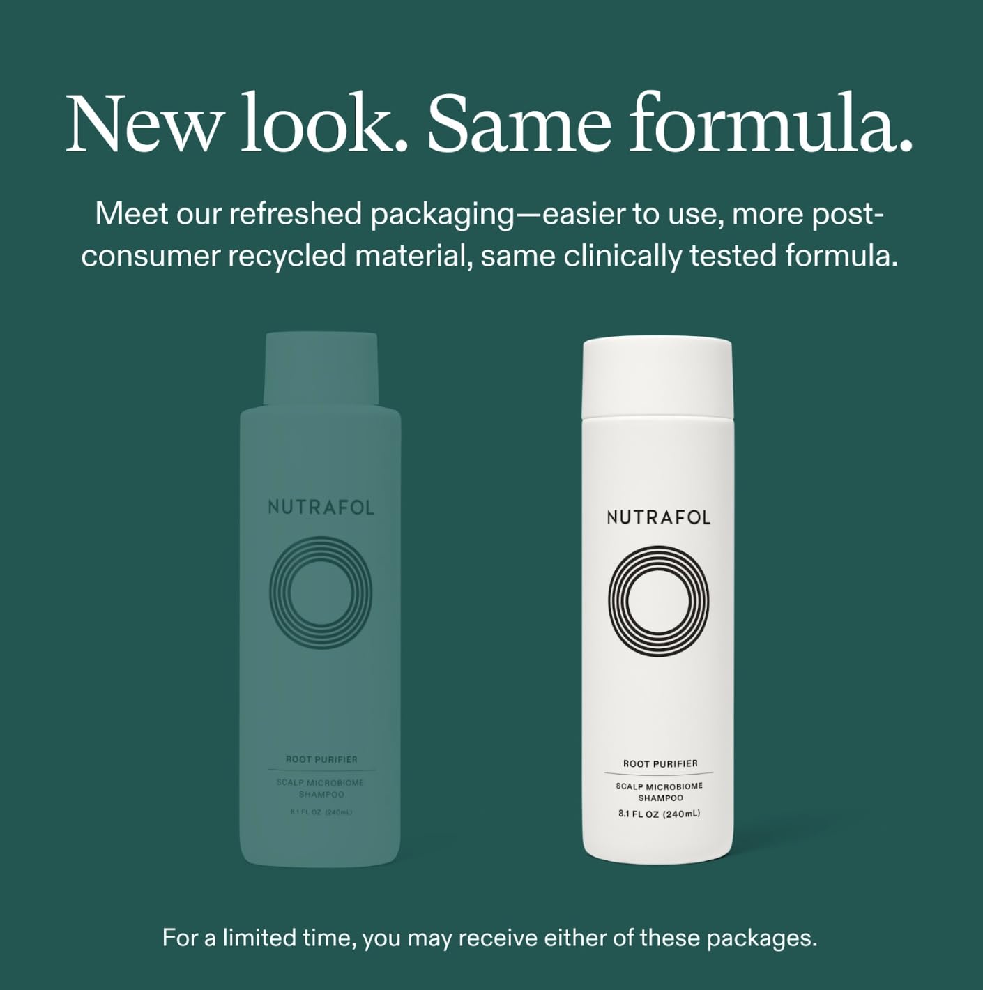 Nutrafol Shampoo, Cleanse and Hydrate Hair and Scalp, Improves Hair Volume, Strength and Texture 240ML