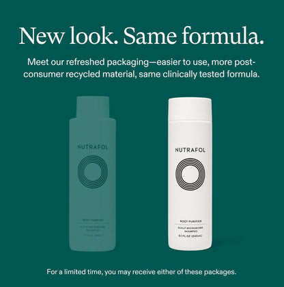Nutrafol Shampoo, Cleanse and Hydrate Hair and Scalp, Improves Hair Volume, Strength and Texture 240ML
