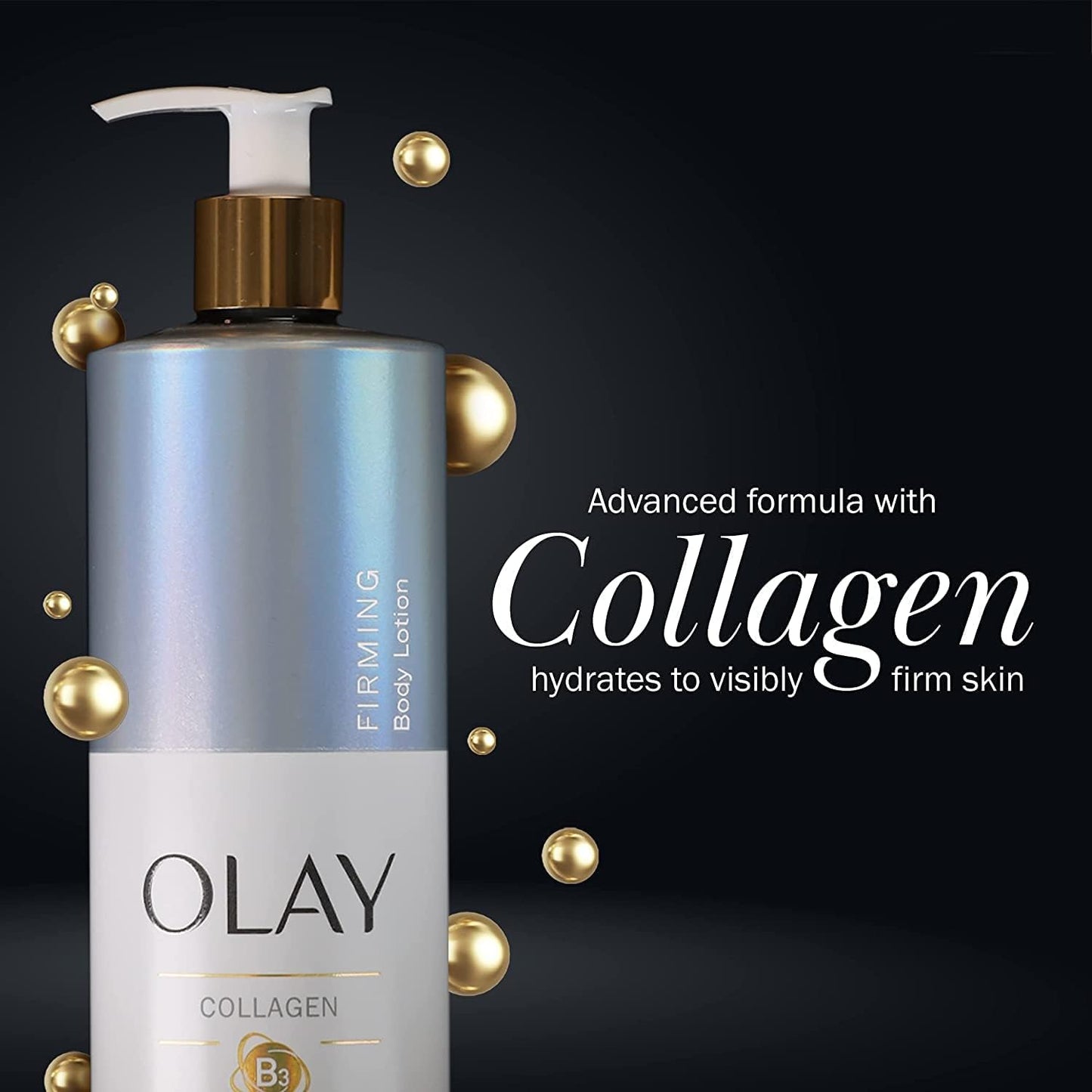 Olay Firming & Hydrating Body Lotion with Collagen, 17 fl oz Pump, Pack of 4