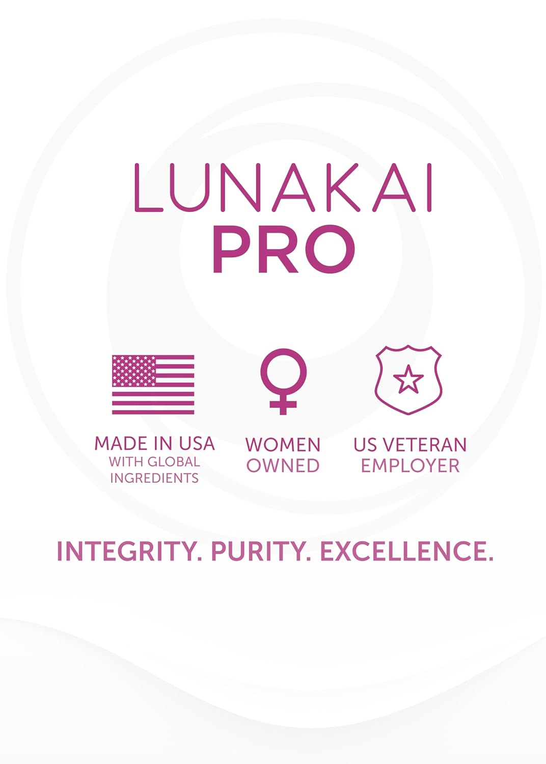 Lunakai PRO USA Made Women’s Hair Growth & Restore Vitamins