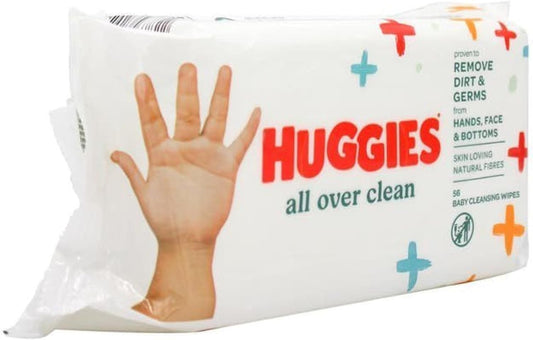 Huggies All Over Clean Baby Wipes (Pack of 56)