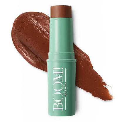 Boomstick Bronze ™ 3-in-1 Cream Blush Stick for Eyes, Lips & Cheek, Long-Wearing Blendable & Building Color Vegan Lipstick Pen-Bronze