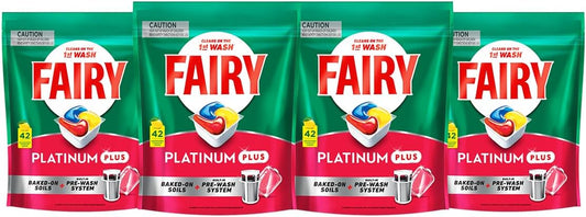 Fairy Platinum Plus Dishwasher Tablets 168 Pack