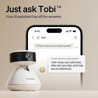 PETLIBRO AI Dog Camera Pet Camera Indoor with Phone App,2-Way Audio WiFi Cam