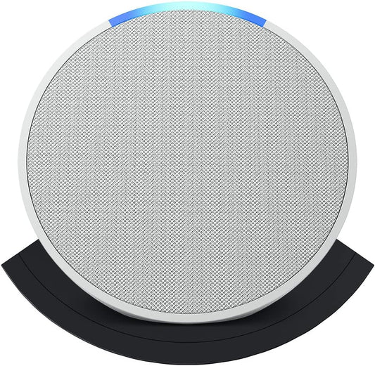 Echo Pop Glacier White + Made for Amazon Black Wall Mount