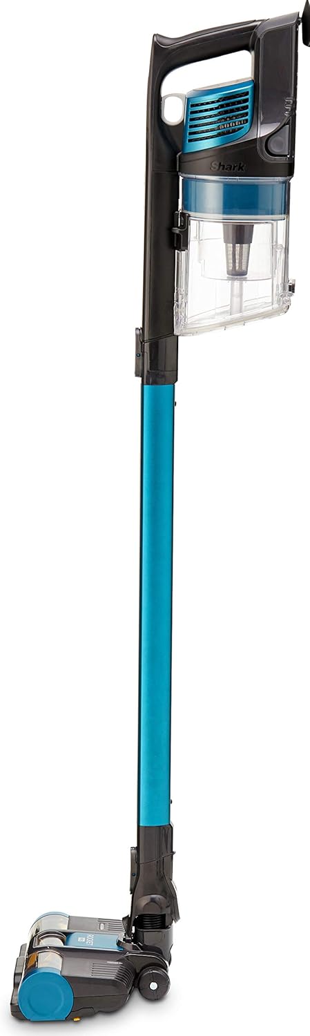 Shark Cordless Vacuum with Self Cleaning Brushroll, 3 Cleaning Modes, 40 Mins Runtime, Transforms Into Handheld, IZ102, Peacock Blue & Charcoal Grey