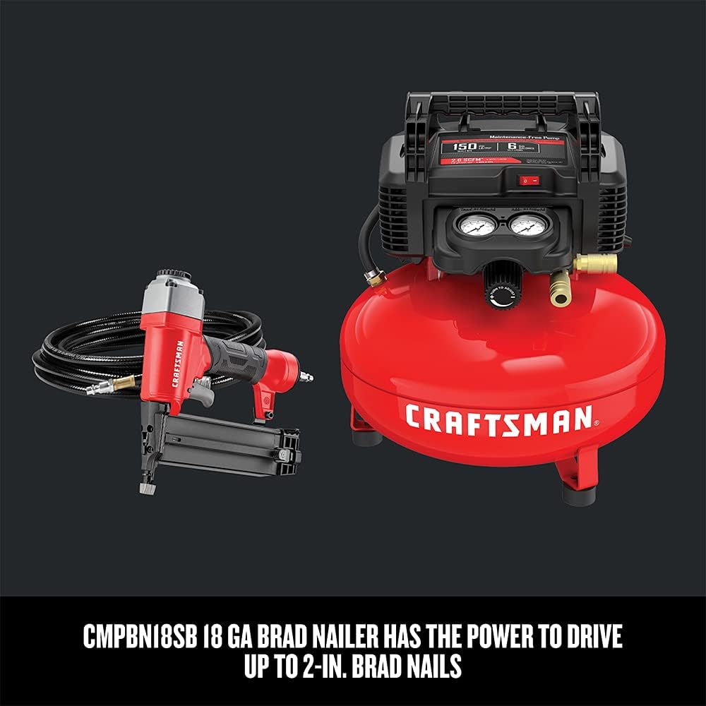 CRAFTSMAN Air Compressor Combo Kit, 1 Tool (CMEC1KIT18)