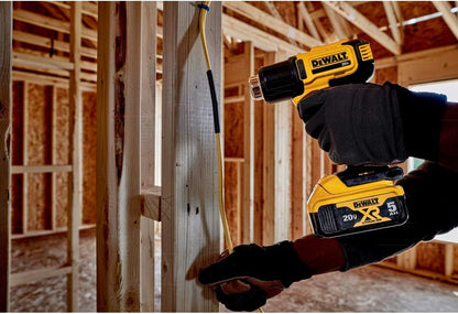 DEWALT 20V MAX Heat Gun, Cordless, Up to 990 Degrees, 42 Minutes of Run Time, LED Light, Bare Tool Only (DCE530B)