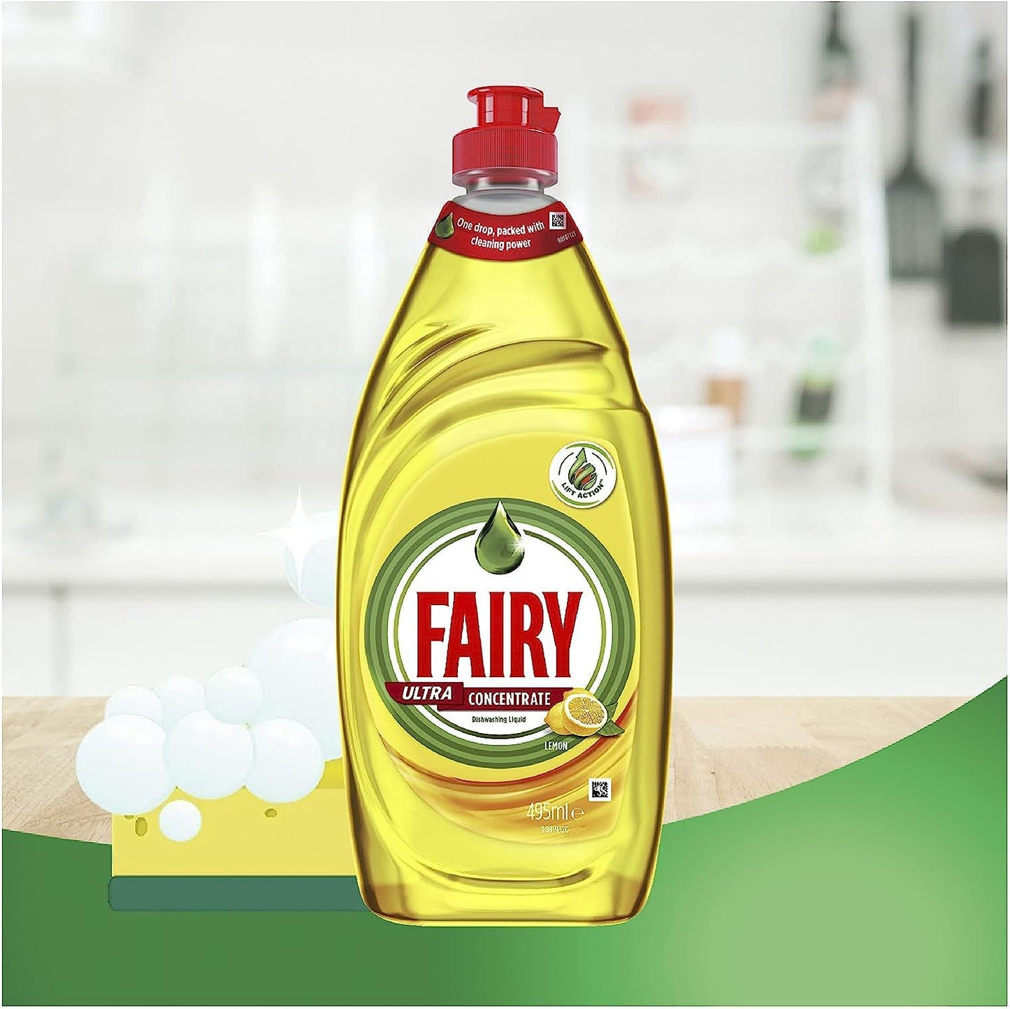 Fairy Ultra Concentrate Lemon Dishwashing Liquid Value Bundle 12x495mL