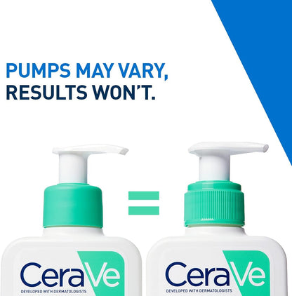 CeraVe Foaming Cleansing Gel for Face and Body, Normal to Oily Skin, with Hyaluronic and 3 Essential Ceramides