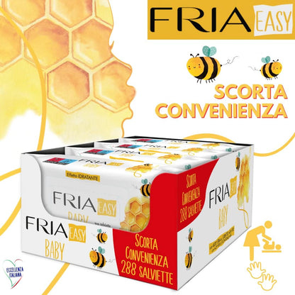 Fria Easy Baby Wipes Pack of 288