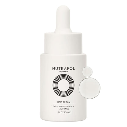 Nutrafol Women's Hair Serum, Supports Visibly Thicker and Stronger Hair, Vegan