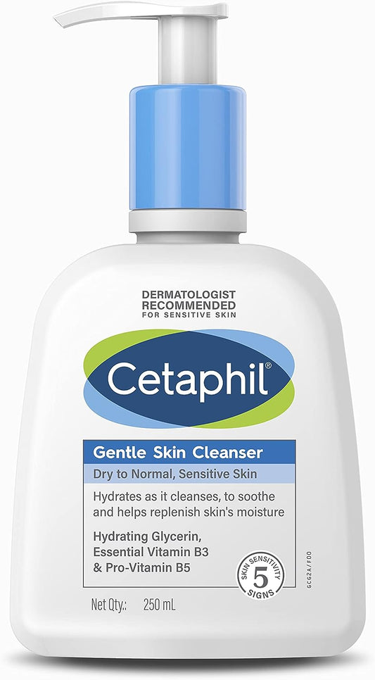 Cetaphil Gentle Skin Cleanser Face & Body For Dry And Sensitive Skin - 250 ml