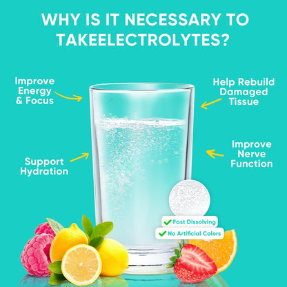 Venture Pal Sugar Free Electrolyte Powder Packets - Liquid Daily IV Drink Mix for Rapid Hydration & Party Recovery