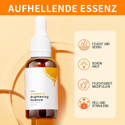 Vitamin C Serum (30 ml), with Hyaluronic Acid and VC, Dermaroller, Anti-Wrinkle Serum for a More Even and Radiant Complexion, for All Skin Types
