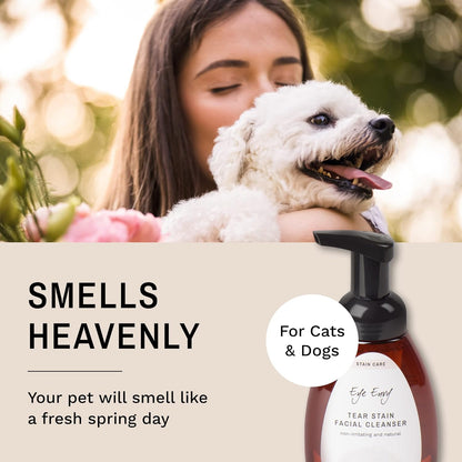 Eye Envy Tear Stain Facial Cleanser for Dogs and Cats.MADE IN USA