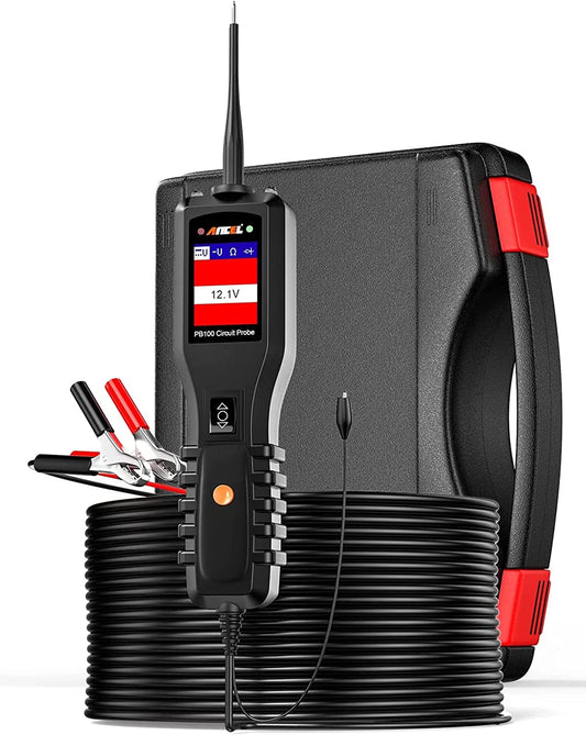 ANCEL PB100 Automotive Power Circuit Probe Tester, 12V 24V Car Electrical System Test Tool Kit