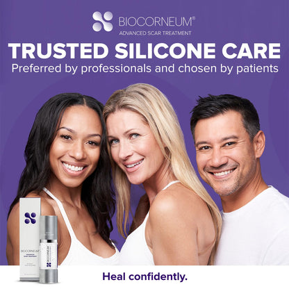 Biocorneum Silisilk 100% Silicone Scar Gel, Non-SPF Gel for Scar Care, 30g |