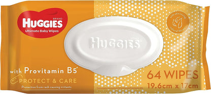Huggies Ultimate Baby Wipes Protect & Care 256 Coun