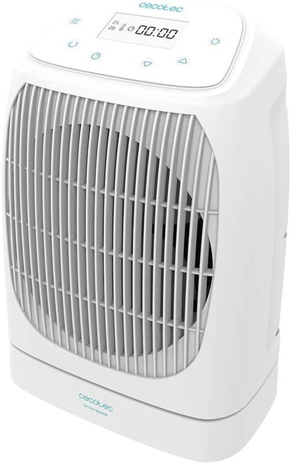 Cecotec ReadyWarm 9870 Smart Rotate Fan Heater 2000 W, LCD Screen, Timer, Oscillation, Thermostat, White, 15 m²