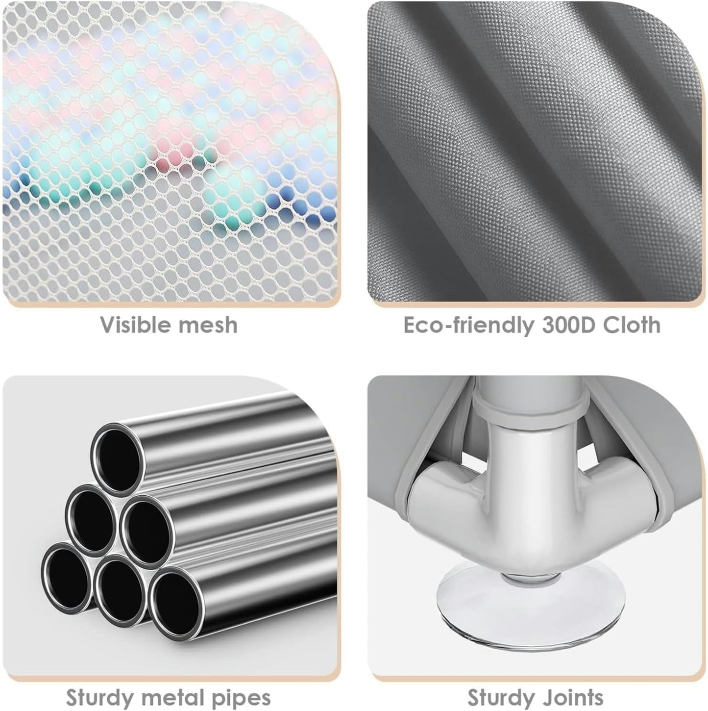 Gdaytao Large Baby Play Pen 200x180cm (6M-3Y)