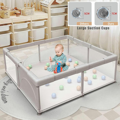Gdaytao Large Baby Play Pen 200x180cm (6M-3Y)