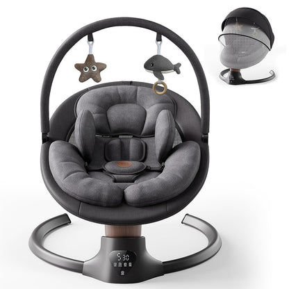 Baby Swings for Infants, BabyGlide Electric Baby Swing with Bluetooth Music