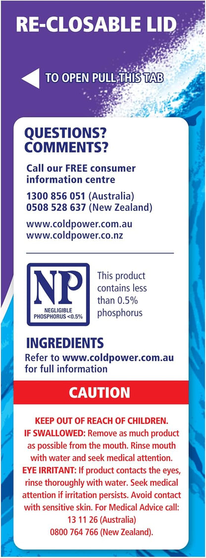 Cold Power Odour Fighter Powder Laundry Detergent 2Kg