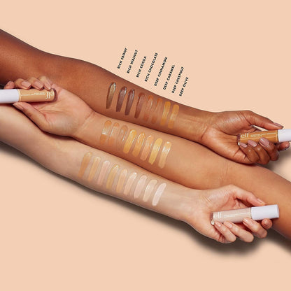 Hydrating Camo Concealer, Lightweight, Full Coverage, Long Lasting, Conceals, Corrects, Covers, Hydrates, Highlights, Rich Cocoa, Satin Finish, 25 Shades, All-Day Wear, 0.20 Fl Oz