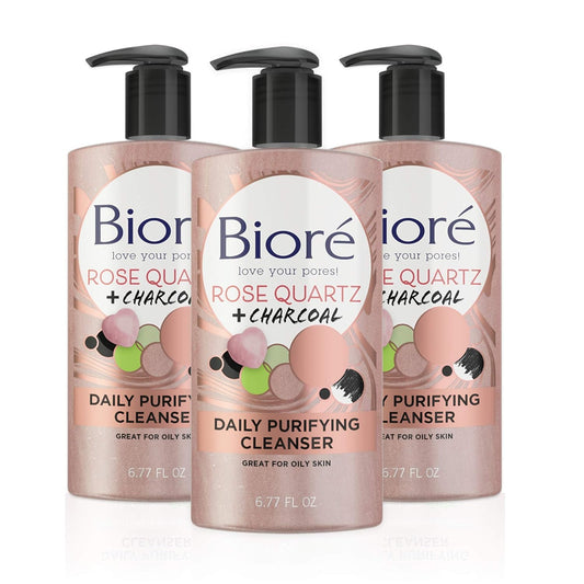 Daily Face Wash, Oil Free Facial Cleanser Energizes Skin, Dermatologist Tested and Cruelty Free, 6.77 Ounces (Pack of 3)