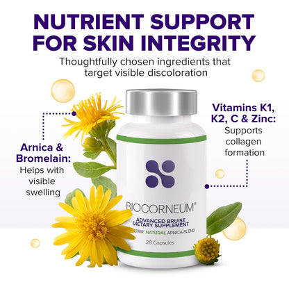 BIOCORNEUM Advanced Bruise Dietary Supplement – Internal Support for Visible Bruise Recovery
