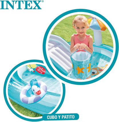 Intex Gator Play Center Inflatable Kiddie Pool Multicolor