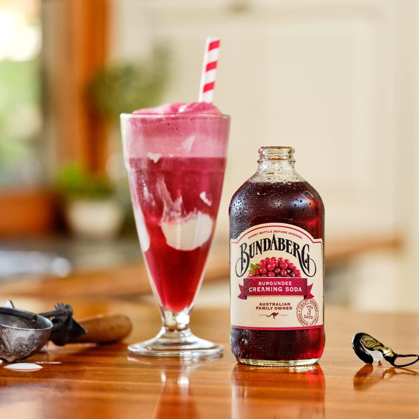 Bundaberg Burgundee Creaming Soda, 12 x 375 ml