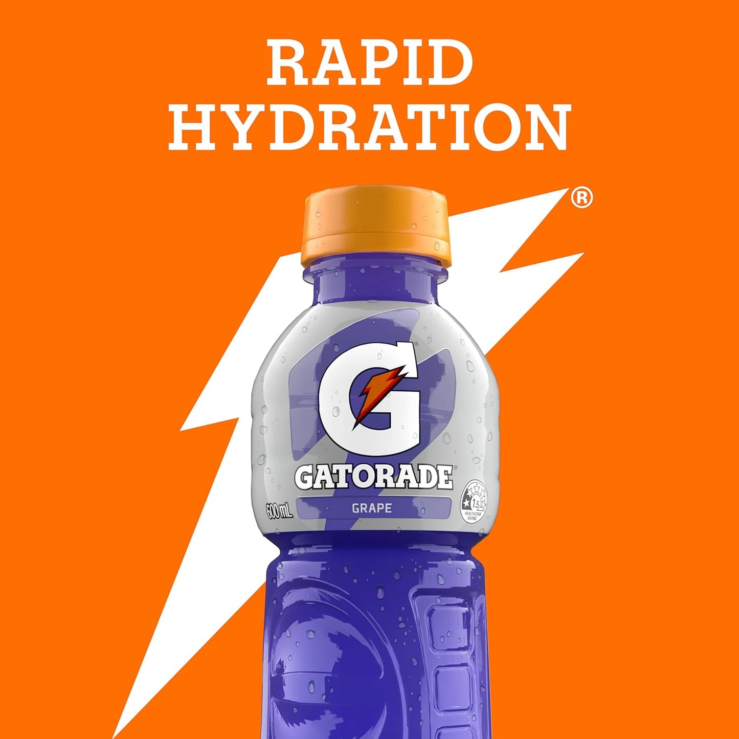 Gatorade Fierce Grape Sports Drink, 12 x 600ml