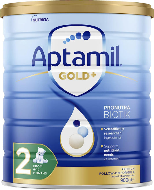 Aptamil Gold+ 2 Baby Follow-On Formula From 6-12 Months, 900gm