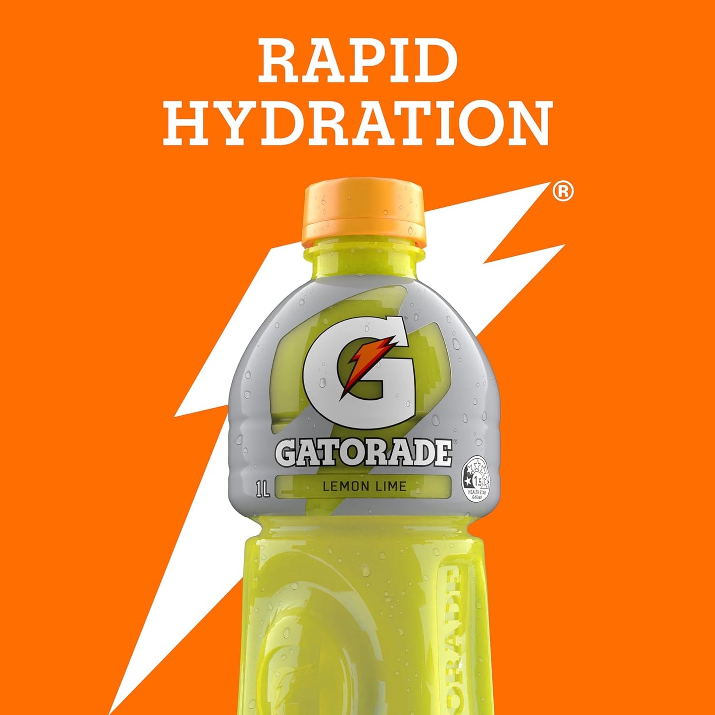 Gatorade Lemon Lime Sports Drink, 6 x 1L
