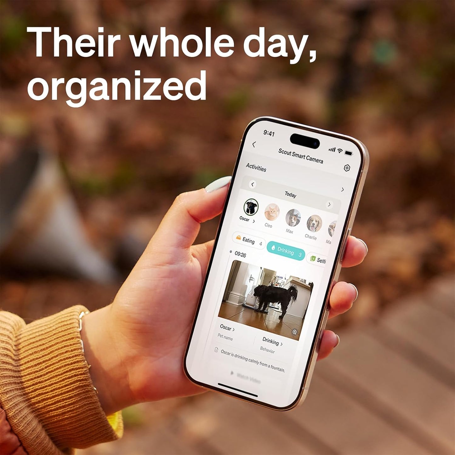 PETLIBRO AI Dog Camera Pet Camera Indoor with Phone App,2-Way Audio WiFi Cam