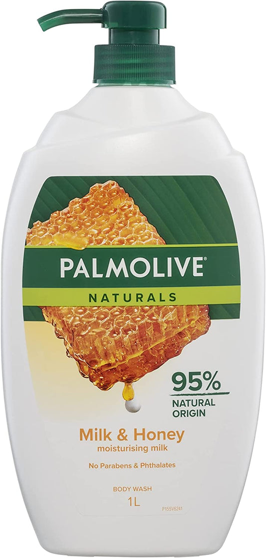 Palmolive Naturals Body Wash 1L, Milk and Honey