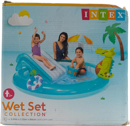 Intex Gator Play Center Inflatable Kiddie Pool Multicolor