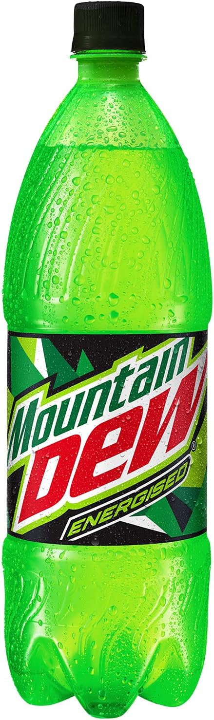 Mountain Dew Energised Soft Drink, 12 x 1.25L