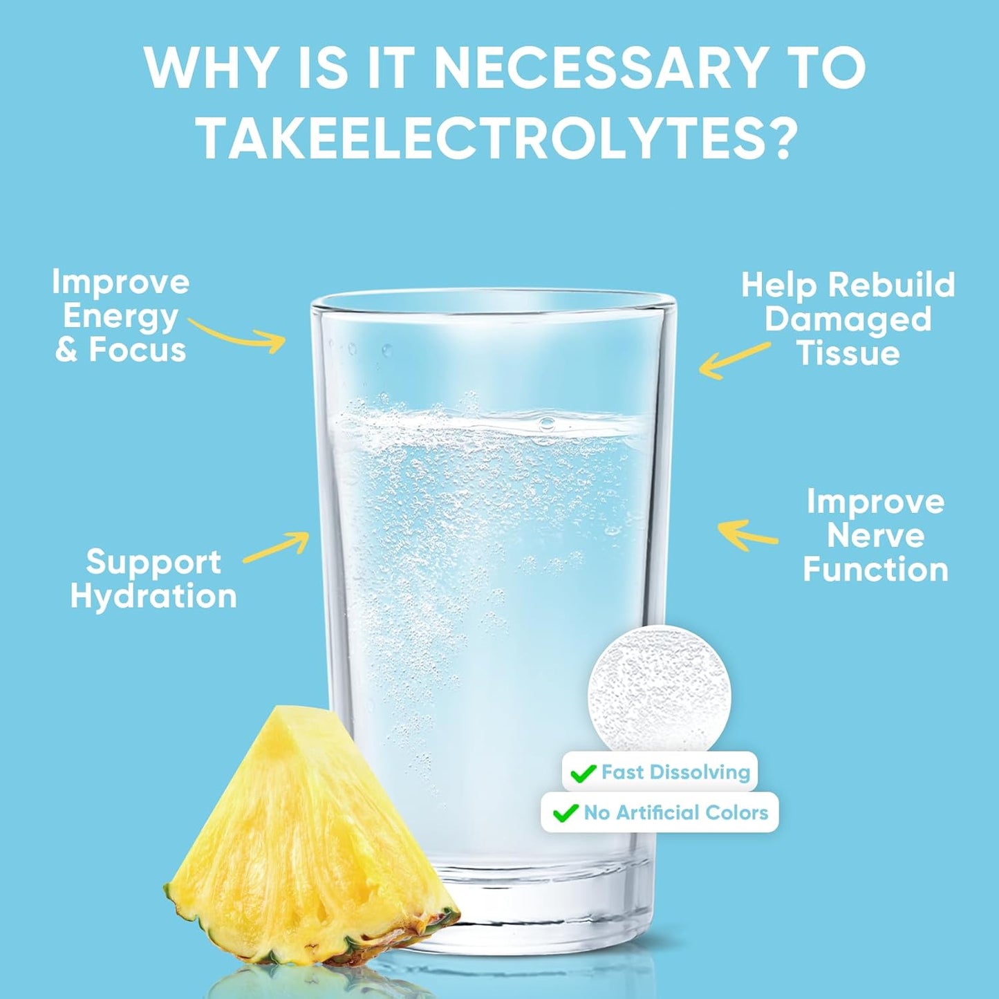 Venture Pal Sugar Free Electrolyte Powder Packets - Liquid Daily IV Drink Mix for Rapid Hydration & Party Recovery | 5 Vitamins & 7 Electrolytes| Keto Friendly | Non-GMO | Certified Vegan | 16 Sticks