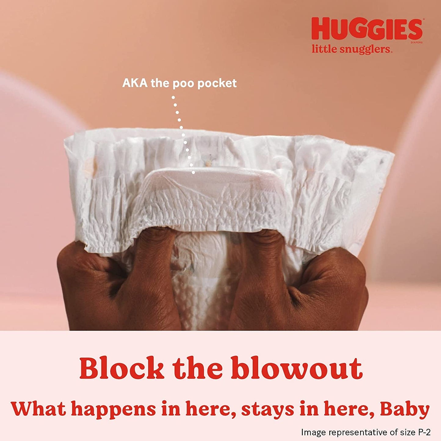 Huggies Little Snugglers Baby Diapers, Size 2 (up to 12-18 lb.), 180 Pack, Economy Plus Pack