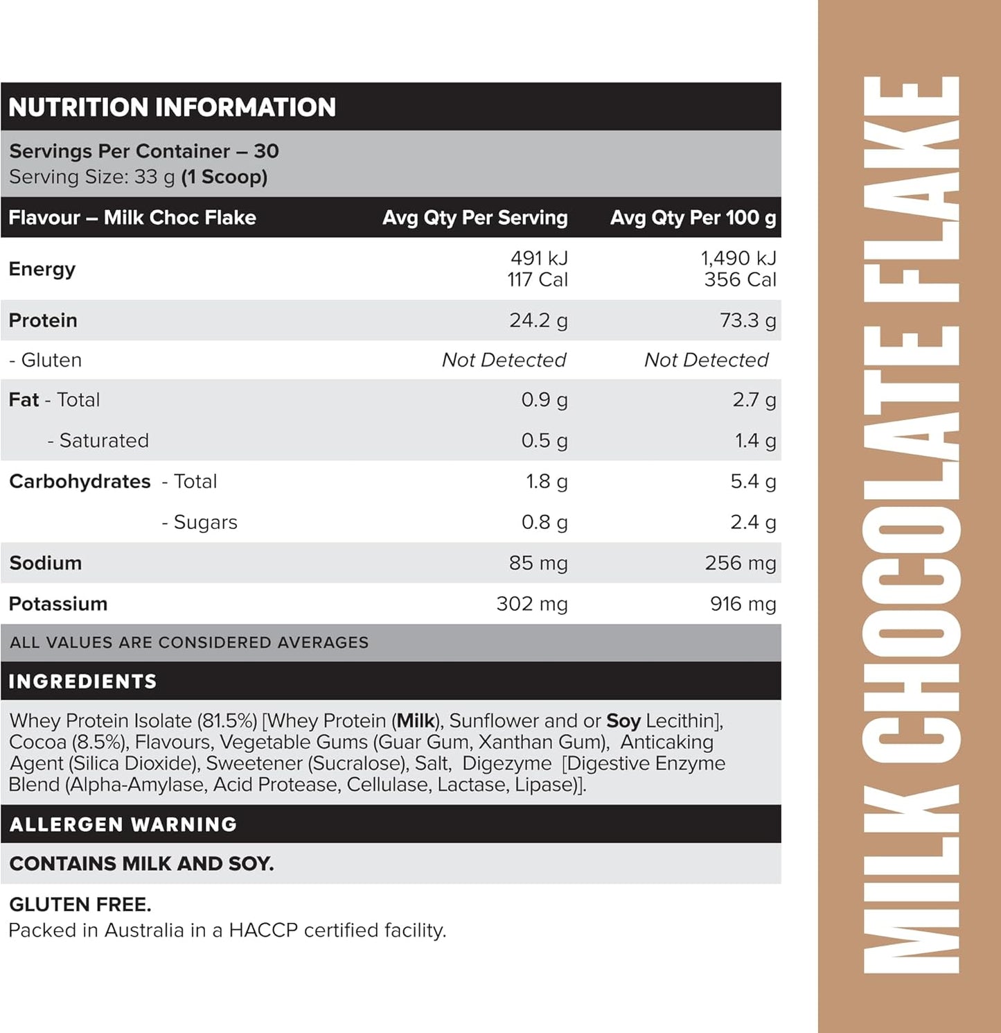 Roll over image to zoom in Muscle Nation Milk Chocolate Flavour