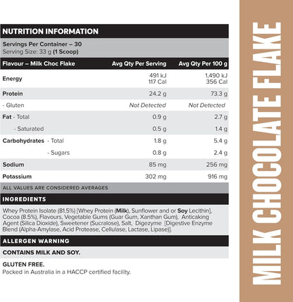 Roll over image to zoom in Muscle Nation Milk Chocolate Flavour