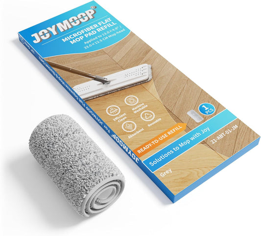 JOYMOOP Flat Mop Pad, Microfiber Mop pad