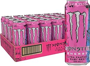 Monster Energy Drink Ultra Fantasy Ruby Red 24 x 500ml