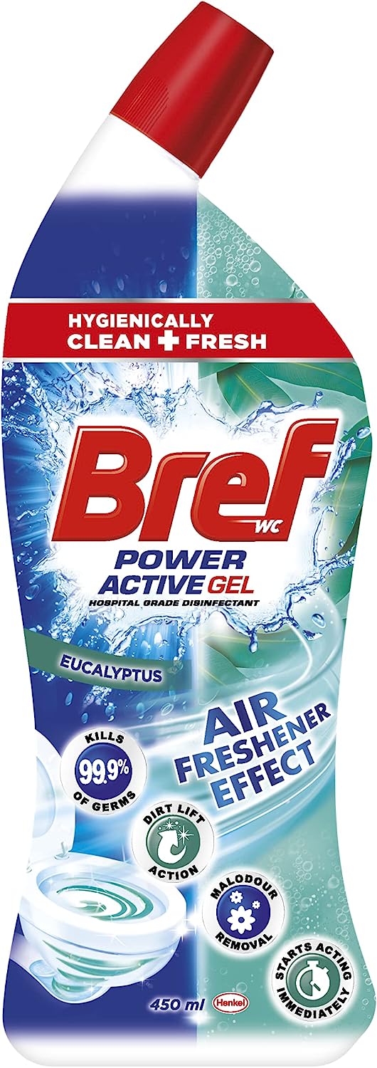 Bref Power Active Eucalyptus with Air Freshener 450ml