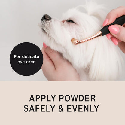 Eye Envy ProPowder Applicator Brush for Dogs and Cats,MADE IN USA