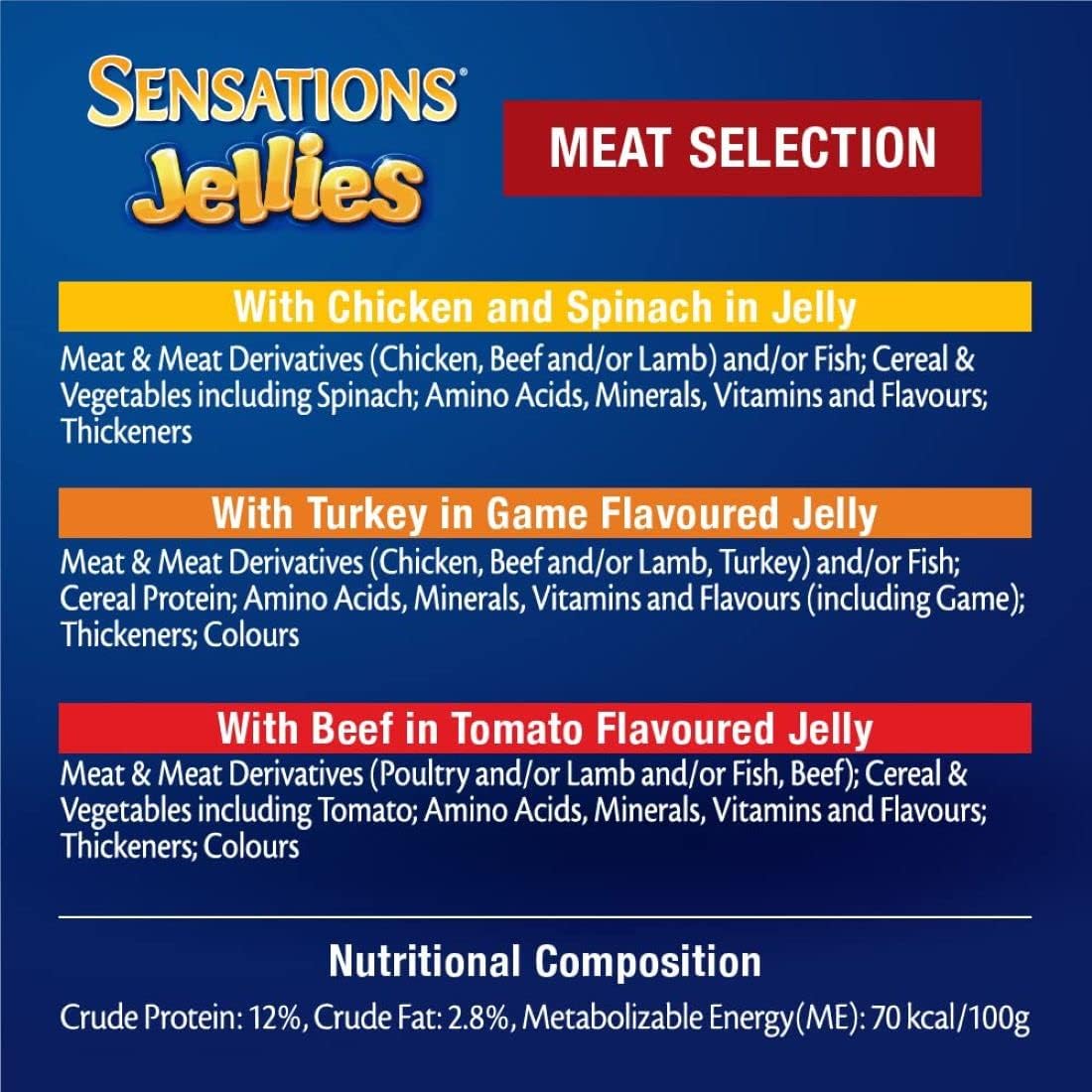 FELIX Sensations Jelly Meaty (48x85g)